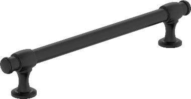 Winsome 6-5/16-in , 160mm Center to Center Matte Black Cylindrical Bar Drawer Pulls