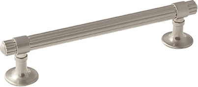 Sea Grass 5-1/16-in , 128mm Center to Center Satin Nickel Cylindrical Bar Drawer Pull