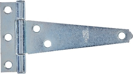 4-in H Silver Strap Exterior Door Hinge