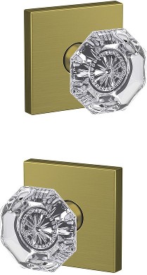 Custom Alexandria - Collins Satin Brass Interior Bed/Bath Hall/Closet Combined Door Knob