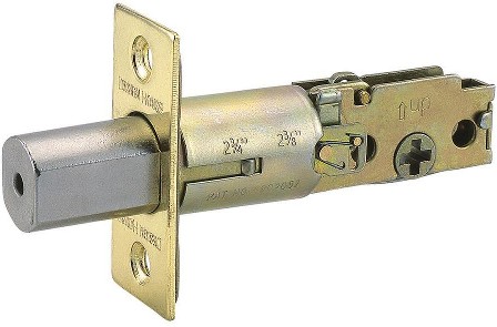 Polished Brass 2-way Replacement Deadbolt Latch