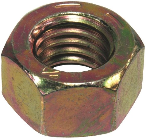 5/16-in x 24 Yellow zinc Steel Hex Nut ( 4 Count )