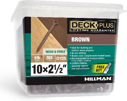 #10 x 2-1/2-in Wood to wood Deck Screws ( 365 -Per Box )