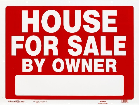 For Sale by Owner 18-in x 24-in Plastic Sale/For sale Sign