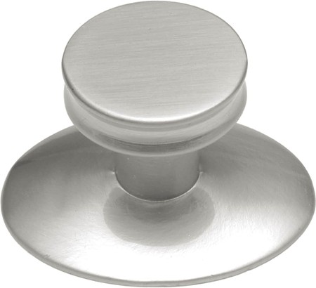 Metropolis 1-in Satin Nickel Round Contemporary Cabinet Knob 10 -Pack