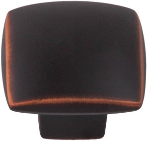 Boise 1-1/4-in Oil-Rubbed Bronze Square Transitional Cabinet Knob
