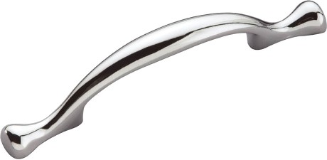 Conquest 3-in , 76mm Center to Center Chrome Arch Handle Drawer Pull 10 -Pack