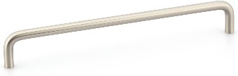 Castleton 12-in , 305mm Center to Center Brushed Nickel Cylindrical Handle Drawer Pull