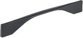 Creston 6-5/16-in or 7-9/16-in , 160mm or 192mm Center to Center Matte Black Dual Mount Arch Handle Drawer Pulls