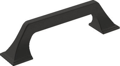 Exceed 5-1/16-in , 128mm Center to Center Matte Black Arch Handle Drawer Pull