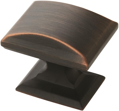 Candler 1-1/4-in Oil Rubbed Bronze Rectangular Transitional Cabinet Knob 10 -Pack