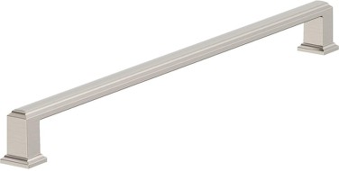 Appoint 18-in , 457mm Center to Center Satin Nickel Cylindrical Bar Appliance Pull