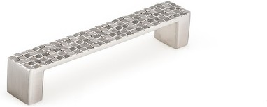 Modena 5-1/16-in , 128mm Center to Center Brushed Nickel Rectangular Handle Drawer Pull