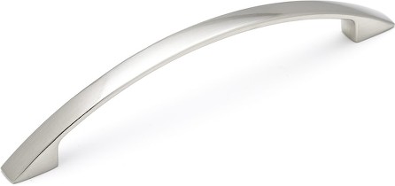 Cambria 5-1/16-in , 128mm Center to Center Brushed Nickel Arch Handle Drawer Pulls