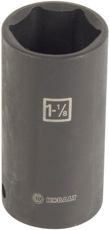 Standard (SAE) 1/2-in Drive 1-1/8-in 6-point Impact Socket Individual