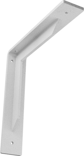 Stockport 10-in x 2-in x 10-in White Steel Countertop support bracket