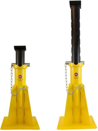 Yellow 25-Ton Steel Manual Jack stand