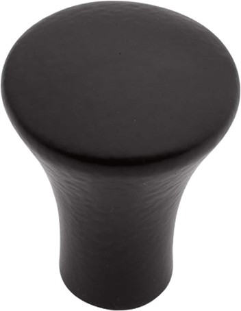 Metropolis 1-in Matte Black Conical Contemporary Cabinet Knob 10 -Pack