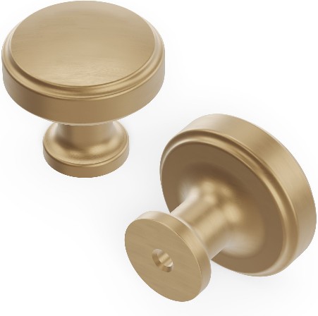 Piper 1-1/4-in Champagne Bronze Mushroom Mid-century modern Cabinet Knob