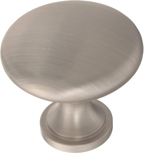 Mushroom 1-3/16-in Satin Nickel Round Cabinet Knob 10 -Pack