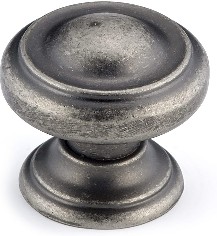 Sutton 1-3/16-in Pewter Round Traditional Cabinet Knob