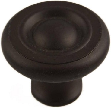 Oil-rubbed bronze Round Traditional Cabinet Knob