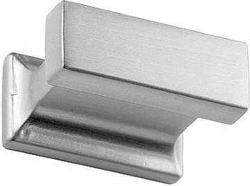 High Desert Satin Nickel Rectangular Bar Drawer Pull