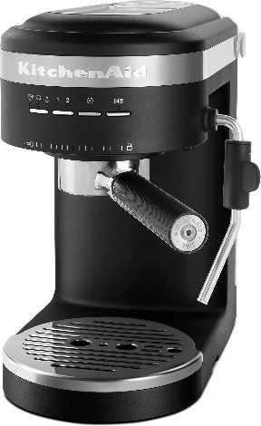 Semi automatic Espresso Machine with Drip Tray ( Black Matte )