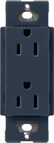 Claro 15 -Amp 120-volt Residential Decorator Outlet Receptacles , Deep Sea