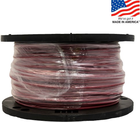 SIMpull 500-Feet 8 -AWG Red Stranded Copper THHN wire ( By-the-roll )