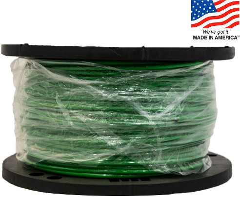 SIMpull 500-ft 8 -AWG Green Stranded Copper THHN wire ( By-the-roll )