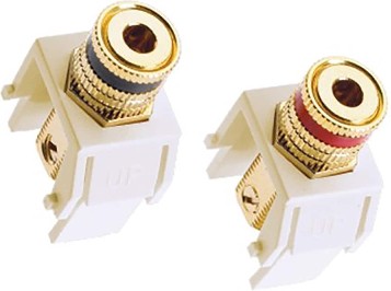 2 -Pack Banana Binding Post Wall Jack