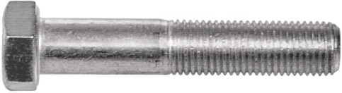 10mm x 25mm Zinc-Plated Fine Thread Hex Bolt
