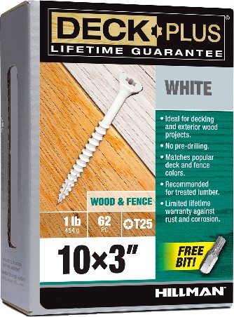 #10 x 3-in Wood to wood Deck Screws ( 73 -Per Box )