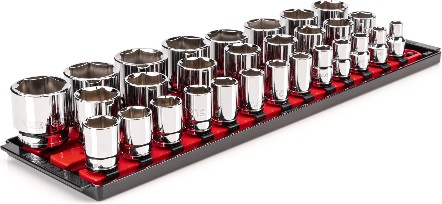 1/2-in Drive Metric Shallow Socket Set 29 -Pieces