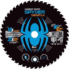 10-in 50 -Tooth Tungsten carbide-tipped steel Circular saw blade Individual