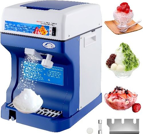 265LBS/H 320 RPM 120V 250 W Snow cone maker ( Stainless steel blade )