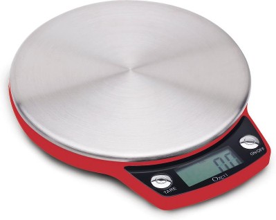 Red Battery-operated Digital Kitchen scale