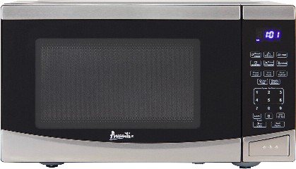 0.9-cu ft 900 -Watt Countertop Microwave ( Stainless Steel )