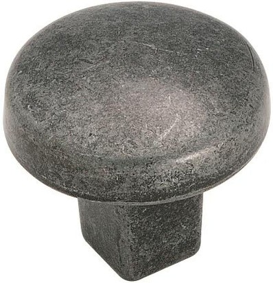Forgings 1-1/4-in Wrought Iron Round Transitional Cabinet Knob
