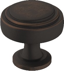 Winsome 1-1/4-in Oil Rubbed Bronze Round Traditional Cabinet Knob
