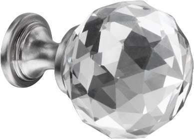 Chloe 1-1/8-in Satin Nickel Round Traditional Cabinet Knob