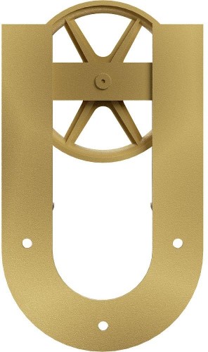 Jacob-fts Gold Indoor Horseshoe Single Double Barn door hanger