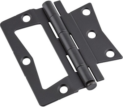 3.5-in Oil-rubbed bronze Non-Mortise Bi-Fold Door Hinge 2 -Pack