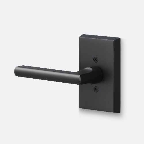 Ridgecrest Mountain Logan Flat Black Interior Hall/Closet Dummy Door Handle