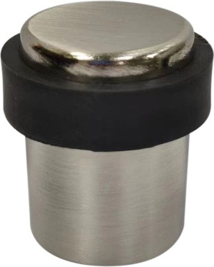 1-1/2-in Satin nickel Wall protector Door Stop