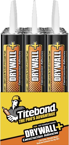 Drywall Plus Polymer-based Brown Paneling moulding Interior Construction Adhesive ( 28-fl oz ) 12 -Pack