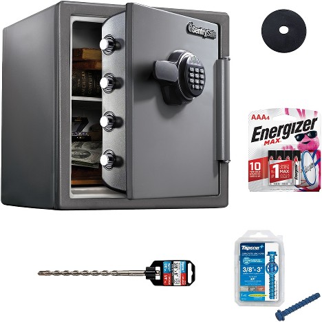 1.23-cu ft Fireproof Safe with Bolt down kit