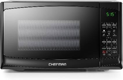0.7-cu ft Small 700 -Watt Countertop Microwave ( Black )