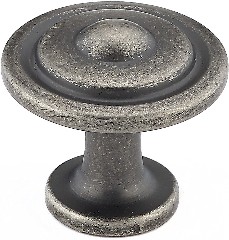 VendÃ´me 1-1/4-in Pewter Round Traditional Cabinet Knob